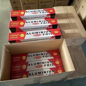 PAPEL ALUMINIO PARA COCINA DE 10 METROS , CAJA X 100 ROLLOS, PRECIO DE CAJA