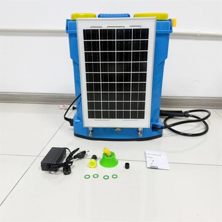 FUMIGADORA DE ESPALDA, A BATERIA CON PANEL SOLAR, CAPACIDAD 20 LITROS, GENERICO, PRECIO UNIDAD - Imagen 3