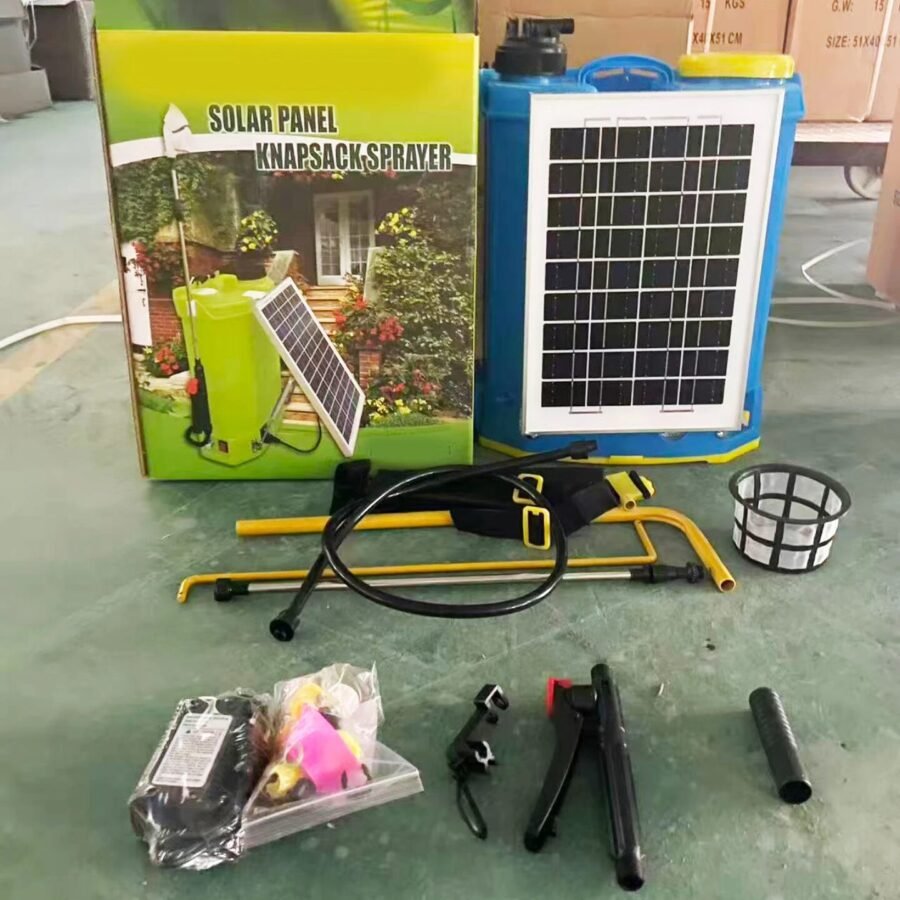 FUMIGADORA DE ESPALDA, A BATERIA CON PANEL SOLAR, CAPACIDAD 20 LITROS, GENERICO, PRECIO UNIDAD