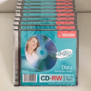 DISCOS CD-RW REGRABABLE MARCA; IMATION  700MB 80MIN REGRABABLE CON ESTUCHE ACRILICO, PRECIO DE LA UNIDAD    (pedido minimo 10 unidades)