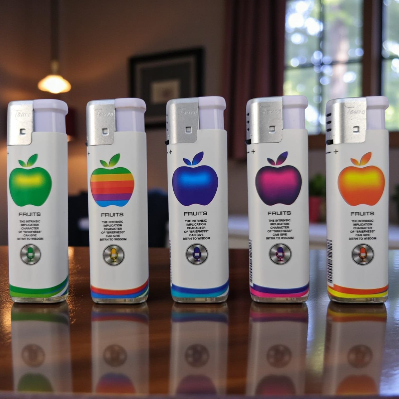 ENCENDEDOR DE CIGARRILLOS, CON SOPLETE, MODELO FRUTA, TENDENCIA , 50 UNIDADES POR BOX, 20 BOX POR CAJA, PRECIO DE LA CAJA