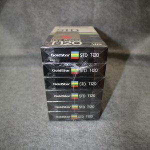 VIDEO CASSETE DE 120MINUTOS, FORMATO VHS , MARCA MGOLD , PRESENTACIÓN POR UNIDAD, PRECIO DE LA UNIDAD