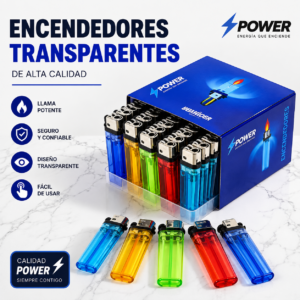Encendedor De Cigarrillo, Marca Generico, Simple Económico Piedrita, 20 Box Por Caja, 50 Unidades Por Box, Precio De Caja