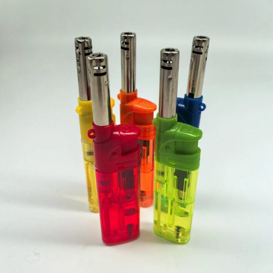 ENCENDEDOR A GAS, MODELO TUBITO, COLORES TRANSPARENTE,MARCA GENÉRICA, 25 UNIDADES POR CAJA, PRECIO POR CAJA - Imagen 3