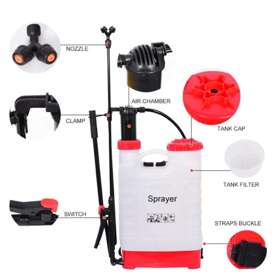 FUMIGADORA MANUAL PARA EL CAMPO DE 20 LITROS, MARCA OLIMPYC, ALTA PRESION, PRECIO POR UNIDAD - Imagen 3