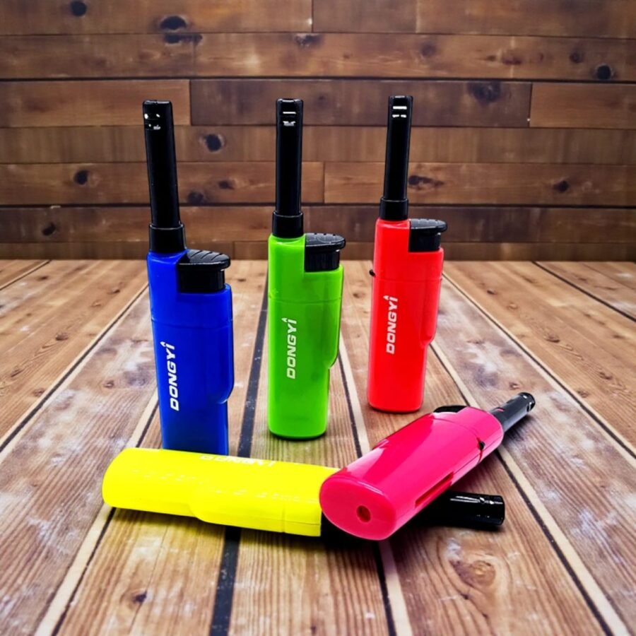 ENCENDEDOR A GAS, MODELO TUBITO, COLORES VARIADOS, 25 UNIDADES POR CAJA - Imagen 4