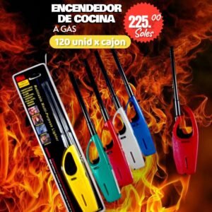 ENCENDEDOR DE COCINA A GAS, MARCA GENERICO, MODELO NUEVO, PRECIO POR CAJON DE 120 UNIDADES