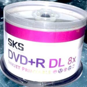 DISCO DVD+R DL DOBLE CAPA, MODELO PRINTABLE, 8.5GB, MARCA SKS, 50 UNIDADES POR CONO, PRECIO DE CONO