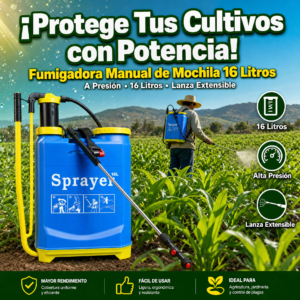 Fumigadora Manual Para El Campo De 16 Litros, Marca Seesa, A Presión, Tipo Mochila, Precio De La Unidad