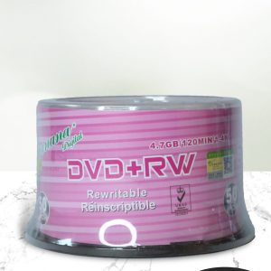 DISCO DVD+RW REGRABABLE, MARCA DIGITAL, CON LOGO, PRECIO DE CONO POR 50 UNIDADES