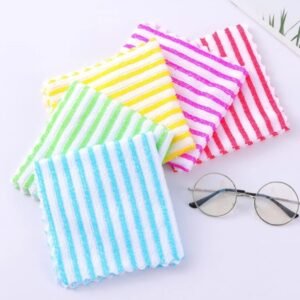 TOALLAS SECADOR PARA COCINA , MEDIDA DE 30 X 30CM, MULTICOLOR, 5 UNIDADES POR SET, PRECIO POR SET (pedido minimo 12 set)