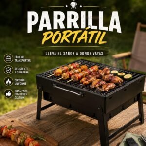 Parrilla A Carbon Para Viajes, Emprende Una Feliz Aventura, Precio Por Unidad