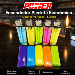 Encendedor De Cigarrillo, Marca Wbm, Simple Económico Piedrita, 1,000 Unidades Por Cajón, Precio Por Cajón