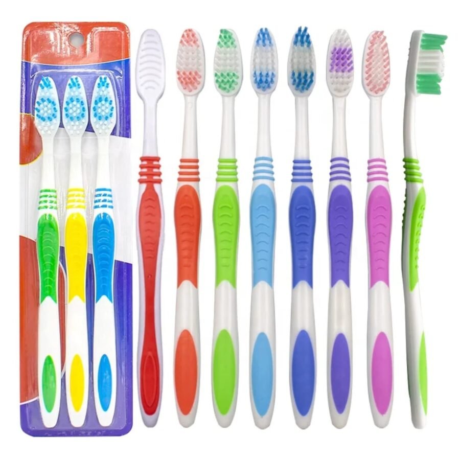 CEPILLO DE DIENTES PLANCHA DE 12 UNIDADES, MARCA GENERICO, CON 3 BENEFICIOS DISTINTOS. PRECIO DE PLANCHA DE 12 CEPILLOS - Imagen 3