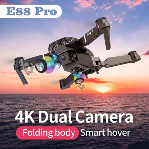 DRONE E88 PRO 4K DOBLE CAMARA Y 35 MINUTOS DE VUELO A UN BAJO PRECIO ULTIMAS UNIDADES