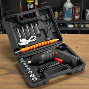 TALADRO  Y DESTORNILLADOR DE 45 PIEZAS , CODIGO RO230, PARA TRABAJOS RIGUROSOS Y EXTREMOS CON SU MALETA SUPER SEGURA Y FACIL DE USAR, PRECIO DE LA UNIDAD  (pide desde 1)