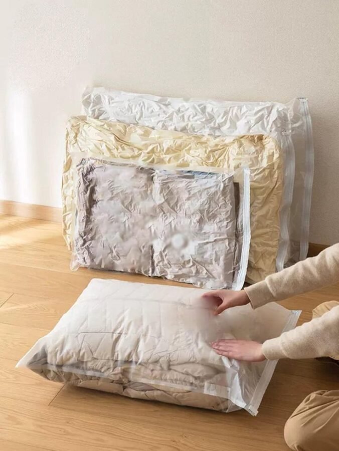 BOLSAS AL VACÍO PARA ROPA, AHORRADORAS DE ESPACIO EN CASA, 5 UNIDADES POR SET, PRECIO DEL SET - Imagen 3