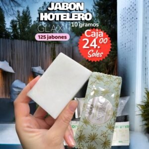 JABON HOTELERO, AROMA FRESH, DE 10Ggms, MARCA  GLAX, 125 UNIDADES POR CAJA, PRECIO POR CAJA