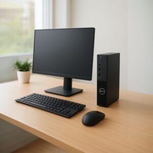 COMPUTADORA THINCENTRE M715q | RAM 8GB |SSD 128GB | MINI CPU LENOVO| RYZEN 5 PRO 2400Ge | MONITOR 17″, TECLADO, MOUSE ALAMBRICO, PAD MOUSE, PRECIO COMBO