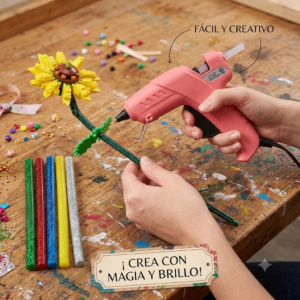 Pistola Para Silicona En Barra, Eléctrica 15w, Colores Variados, Para Uso Doméstico, Precio De La Docena