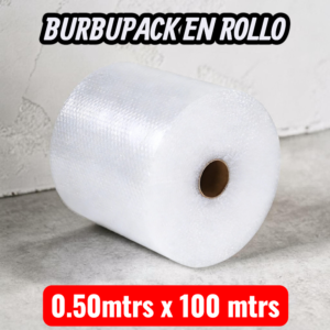 BURBUPACK EN ROLLO, BURBUJA PLASTICA PARA EMBALAJE , TRANSPARENTE, MEDIDA 50CM X 100MTRS DE LARGO, GENERICO, PRESENTACION EN ROLLO, PRECIO DEL ROLLO