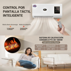 Mini aire acondicionado portátil, con control remoto, enfría y calienta de acuerdo a la configuración del cliente, genérico color blanco para pared, precio de la unidad