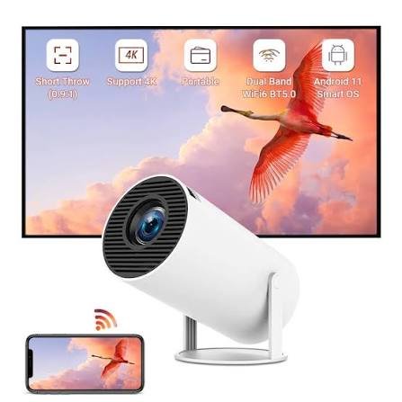 PROYECTOR PORTÁTIL HY 300 PRO 4K, COMPATIBLE CON WIFI Y BLUETOOTH, PRECIO DE LA UNIDAD - Imagen 3