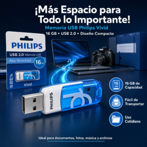 Memoria USB Philips Vivid 16GB , precio de la unidad  (pedido minimo 6 unidades)